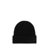 Ganni Black Wool Beanie